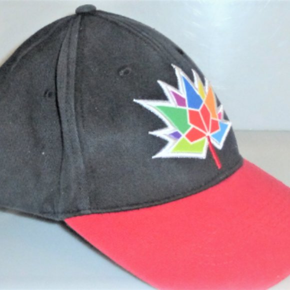 Vintage OLYMPIC HAT Canada 150 Official License One SIZE Vintage Baseball Cap Bl - Picture 4 of 4